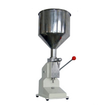 Small Manual Single Nozzle Liquid and Paste Bottle Filling Machine for Shampoo and Oil
